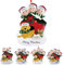 Addobbi natalizi personalizzati con nome 2024 famiglia di 4, addobbo natalizio personalizzato con testo Addobbi familiari personalizzati per decorazioni per alberi di Natale