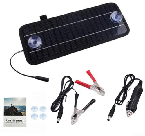 DAZZLEEX 20W 12V Car Solar Power Bank Pannello Solare Starter Power Pannello Fotovoltaico per Auto e Moto