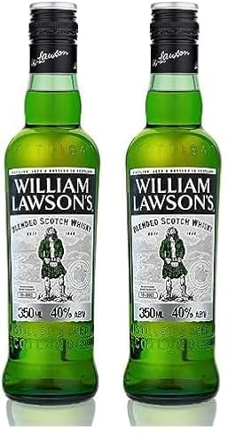 William Lawson's Whisky Blended Scotch, 40% Vol, 350cL / 3.5L, Spirit avec du Malt Fruité (Lot de 2)