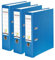 Original Falken 3er Pack PP-Color Ordner. Made in Germany. 8 cm breit DIN A4 Aqua Vegan Kunststoff-Ordner Ringordner Aktenordner Briefordner Büroordner Plastikordner Schlitzordner