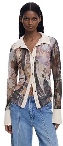 Desigual Damen 25wwtk26 Bluse (1er Pack)