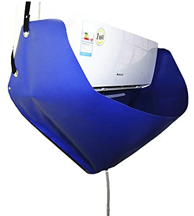 HYUFEIAO Klimaanlagen-Abdeckung, Klimaanlagen-Reinigungsabdeckung, vollständige Reinigungsabdeckungen für Klimaanlagen, Wiederverwendbare Reinigungs- und Staubwaschabdeckung für an der Deck