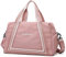 Outplea 30L Borsa Palestra Donna Grande, Borsa Viaggio con Scomparto per Scarpe, Borsone Piscina con Tasca Bagnata, Gym Duffel Bag per Fitness Sport, Rosa