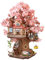 Rolife Puzzle 3D de Madera Casa del Árbol Sakura Miniatura Kit de Modelo Maquetas para Construir Adultos Rompecabezas Madera Decoración para el Hogar Regalo de Cumpleaños