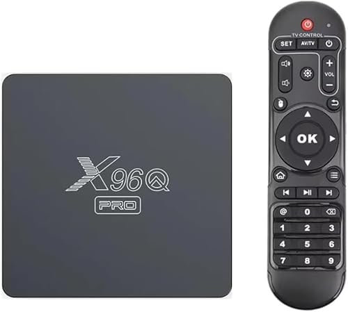 X96Q Pro en continu 2Go/16Go Lecteur Smart TV Box WiFi, avec Allwinner H313, TV Box Android 10.0 Prend en Charge 4K HD, H256