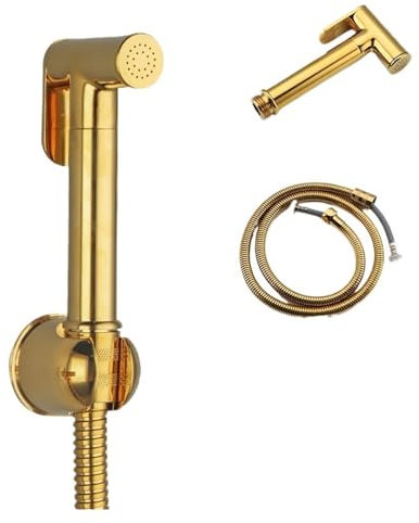 Bidet Faucet Portable Toilet Bidet Sprayer Set Toilet Faucet Single Cold Water Bathroom Shower Head Without Valve (Color : Without Valve 3PCS)