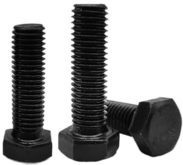 Schwarz 10,9 Stahl Sechskantschrauben Linksgewinde M8 M10 M12 M14 M16 M20 (5,M10 x 1.5 x 60mm)