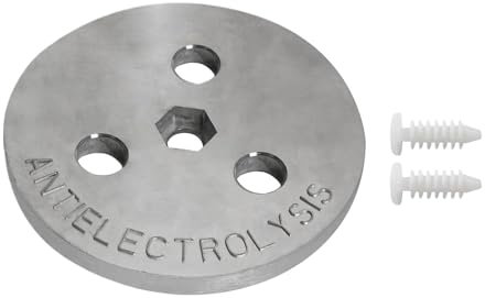 d'Écumoire Lestée pour Piscine, D'Anode en Zinc, Accessoires Équipement Bloc Filtration Protection Pompe Nettoyage pour Piscine Extérieure Et Intérieure