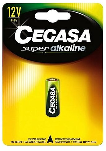 CEGASA Superalkaline - Pack Pila 8F05, Color Verde