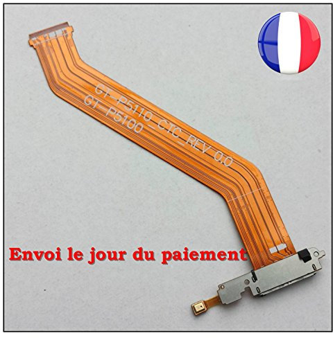 TOPALLI Nappe Dock Chargeur Prise USB pour Samsung Galaxy tab2 10.1 p5100 p5110 REV 0.5