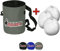 ALPIDEX Chalkbag inklusive 3 x Chalk Ball 35 g Kletterkreide Bouldern Klettern Fitness Gym Turnen Gewichtheben, Farbe:Grey Mountain