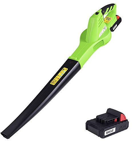 Bakaji 2832155 Soffiatore Elettrico con Batteria agli Ioni di Litio, Ricaricabile, 6 velocità, 20V, 2 Ah