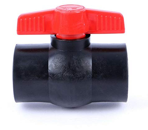 Ball Valve SENRISE 1(32mm) Water Supply Valve PE Solvent Weld Slip Ends Two Way Valve for Water Control & Shut Off (2PCS)