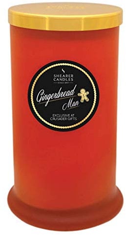 Shearer Candles Pillar Jar Candle Exclusive - Gingerbread Man