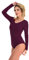Magi Damenbody | Overall Bodysuit mit Rundhals für Frauen | Langarm Damen Body in verschiedenen Farben | Optimale Alternative für Sport & Freizeit | Eleganter Jumpsuit (M, Violett)
