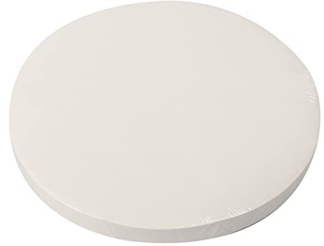 ZHIYE Lot de 100 feuilles de papier sulfurisé rond de 20,3 cm - Anti-adhésif - Feuilles de cuisson sulfurisées - Moules à gâteaux - Revêtement en étain