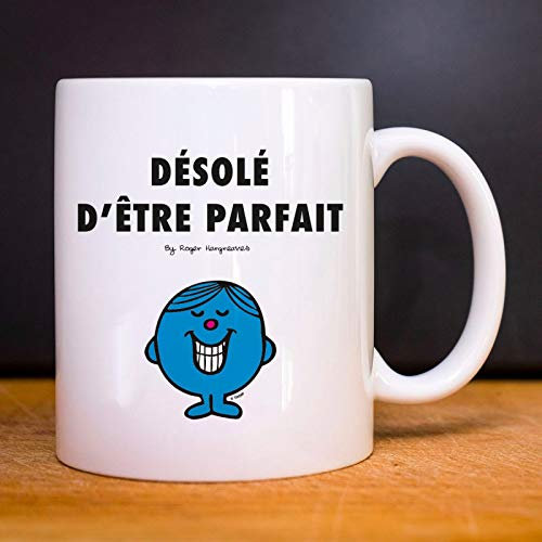 Monsieur Madame Mug Désolé D'être Parfait 2 - Mug céramique imprimé en France - Licence Officielle