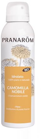 Pranarôm - Idrolato Camomilla Nobile Bio 150 ml, Lenisce Occhi Gonfi e Stanchi, Decongestiona, Ideale per Pelle Sensibile e Capelli Chiari, 100% Puro e Biologico, Senza Alcool e Conservanti