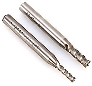 Plantagen-Rollläden, Fräser, HSS CNC 4-Flöten-Schaftfräser Fräser Fräser 1 / 4in 1 / 8in
