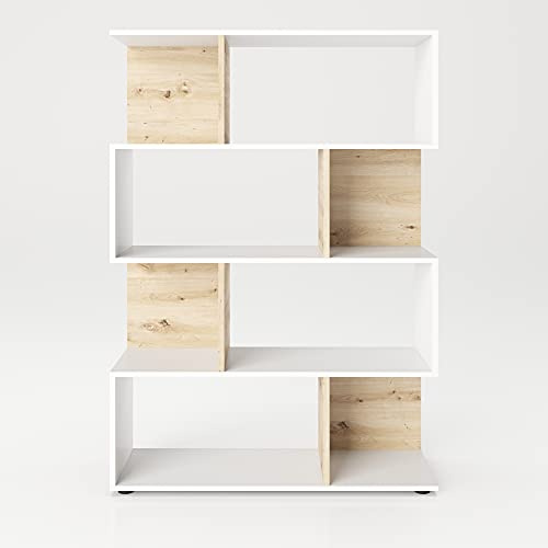 Phoenix Safe Regal SHELFY mit 8 Fächern, Artisan Eiche mit Weiß