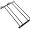 Dianoo Portabicchieri da vino da 35 cm, nero, supporto per bicchieri da vino, sotto mensola, porta calici, gancio per riporre bicchieri da bar e cucina, 2 file