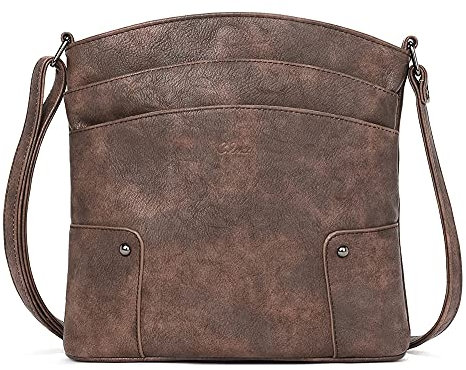 CLUCI Umhängetasche Damen Klein Crossbody Clutch Handytasche mit Geldbörse