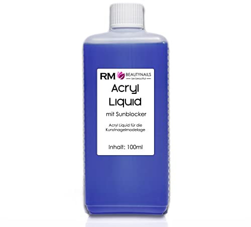 Profi Acryl Liquid Flüssigkeit mit Sunblocker RM Beautynails 1x100ml (1er Pack)