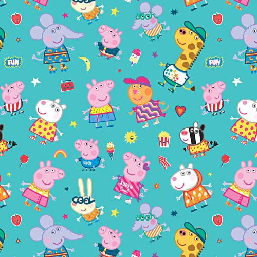 Peppa Pig Geschenkpapier, Peppa Pig 2 Blatt 2 Tag Geschenkpapier, Geburtstag Geschenkpapier