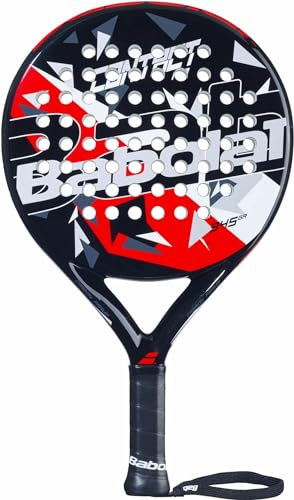 Babolat Pala Contact C/FO Unisex Padel Negro/Rojo U