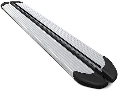 VIPOD 2 PièCes Voiture Jupes LatéRales pour Ford Transit Custom 2012 – 2020 L2 – 2 X, Aluminium Marchepieds LatéRaux PéDales Support Protection