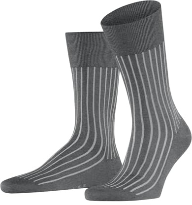 FALKE Herren Shadow Socken Baumwolle atmungsaktiv | Zweifarbeneffekt durch Rippstruktur