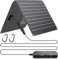 Ecosonique 10/20/30W Cargador Solar ETFE IP67, 2 Puertos USB A/USB C (5V/2A) con HUB de Alimentación Extraíble Panele Solare USB Ultraligero, Placa Solar Portátil para TeléFono, Viajes, Camping