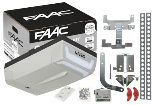 ENVIO Attuatore per Porte Garage Sezionali e Basculanti 440W 700N 24V, Argento, Acciaio Inossidabile, Metallo, A Vite
