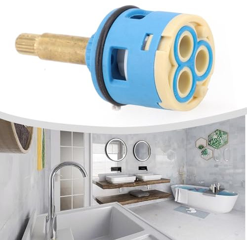 Vanne de douche à 3 voies, cartouche de dérivation de débit en laiton ABS simple O pour anneau inverseur pour mitigeur de douche