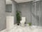 DBS Grey Concrete Matt PVC Bathroom Wall Panels Kitchen Shower Cladding (10 Panels)