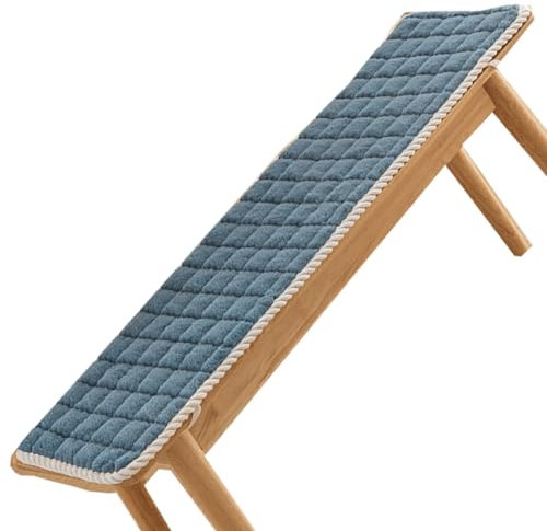 SDNAM Bankauflage 150 x 35 cm, Bankkissen, Sitzkissen für Fensterbank, Unterseite Antirutsch für Fensterbank Oder Gartenbank Schaukel im Freien Bänke Polster,Sofakissen,(D2,40x150cm(15.7X59IN))