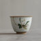 AGYSVGZ Teeservice Für Erwachsene Handbemalte Blumenmuster Teeschale Pu'er Master Cup Tee-Set Zubehör Ru Kiln Keramik Teetasse Reise Meditation Tasse Teekanne Teeservice Teekannen(B)