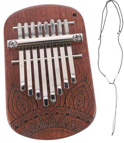 GREENADSCAPE Mini Kalimba Daumenklavier Aus Holz Ergonomisches Fingerpiano Tragbar Leicht Für Anfänger Und Musikliebhaber Für Entspannung Und Meditation