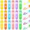 OPPZZIT® Gadget Compleanno Bambini-24pcs Mini Evidenziatore Zampe di Gatto, Mini Textliner Pastello per Bambini -Bustine Regalini Fine Festa Compleanno Bambini Invitati-Pensierini Festa Compleanno