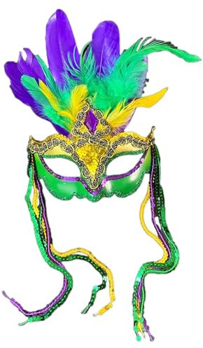 Mardi Gras Outfits Venezianische Retro Federn Party Dekorationen Ball Karneval Maskerade Ball Masken Outfit Maske Kopfbedeckung Maskerade Ball Kostüme 2025 Karneval Maske Zubehör