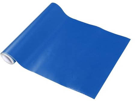VekAuto 1 Pc Película de Vinilo para Envoltura de Coche 0.65 pies x 59.84 Pulgadas Cubierta de Vinilo Universal para Coche PVC Mate Azul Exterior Interior