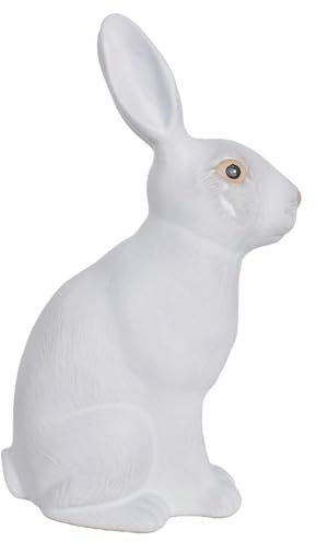 Hasenfigur Keramik Osterhase Hase Weiss Landhausstil Figur Ostern lup125 Palazzo Exklusiv
