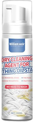 Dry Cleaning Spray, Dry Stain Remover For Clothes, Dry Stain Remover For Clothes Dry Stain Cleaner For Oil Makeup Wine Drink Stains Most Clothes