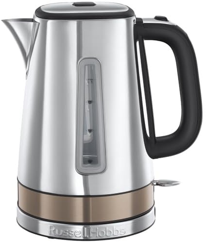 Russell Hobbs Distinctions 1.7L Cordless Electric Kettle Titanium