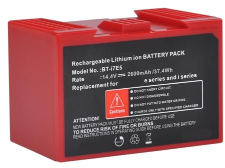 Batterie Compatible avec Les Séries IRobot Roomba I7, E6, 7150, 7550, 4624864, E5, E5152, E5154, ABL-D1, E Et I (Couleur Aléatoire)