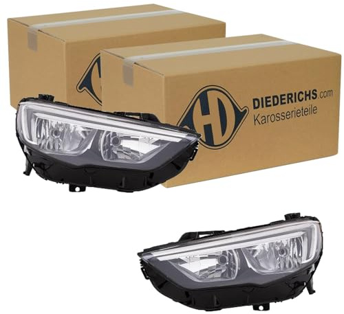 BandelOne enthält 2x Diederichs Halogen Scheinwerfer links+rechts passend für Insignia