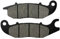 AHL 1 Paar vorne Bremsbeläge für ANF 125 3/5/T5/6/T6//A Innova 2003-2011 / CBR 150 R 2000-2003