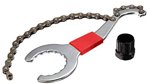 RanDal 3 In 1 Kette Whip Cassette Bike Lock Ring Bodenbremse & Schleuse Nut Remover