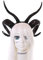 Kawaii-Story C-60 Satan Dämon Teufels-Hörner schwarz Geweih Fantasy Fee Haarreif Kopfschmuck Gothic Lolita