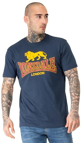 Lonsdale Herren T-Shirt Normale Passform TAVERHAM S, Navy